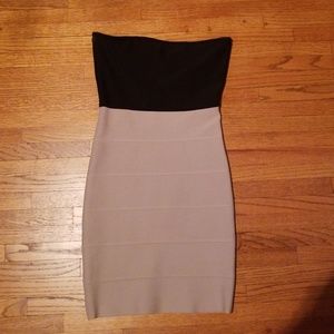 BCBG strapless dress